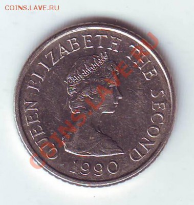 Джерси.5 Пенсов.1990.Форт. до 15 Апреля - 5п 1990.JPG