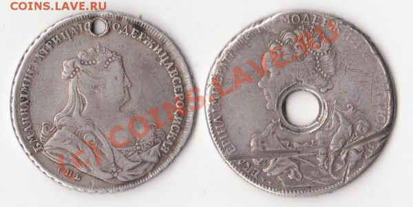 Рубли 1726г. и 1738г. - Изображение 1072