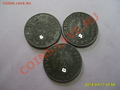 ГЕРМАНИЯ:5 ПФЕННИГОВ 1940 A , E , J  , цинк!до 11.04.2013 - S6000182.JPG