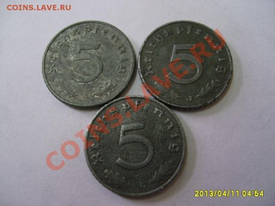 ГЕРМАНИЯ:5 ПФЕННИГОВ 1940 A , E , J  , цинк!до 11.04.2013 - S6000179.JPG