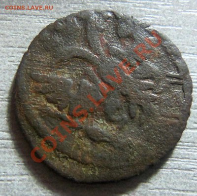 Полушка 1731 года (перечекан с крестовой копейки ) 11-04 - Изображение 2263