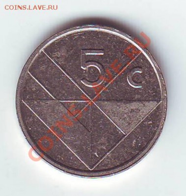 Аруба.5 Центов.2005. до 16 Апреля - 2005.JPG