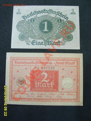 ГЕРМАНИЯ,ВЕЙМАРСКАЯ:1+2 МАРКИ 1920г.VF!!до 12.04.2013 - S6000249.JPG