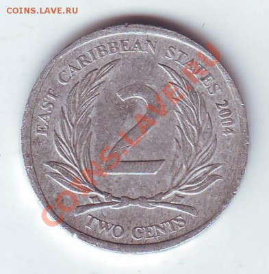 Вост.Кариб.Штаты.2 Цента.2004. до 17 Апреля - 2004.JPG