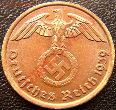 Германия (3 Рейх)_2 рейхспфеннига 1939(А); до 11.04_22.15мск - 5016