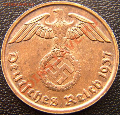 Германия (3 Рейх)_2 рейхспфеннига 1937(D); до 11.04_22.18мск - 5053