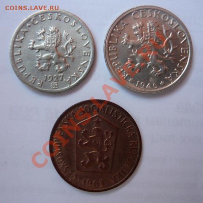 Чехословакия.20,50гелл. и1 крона 1927-63гг.До 14.04. 22.00 м - P1070615.JPG