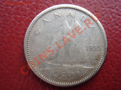 Канада: Ag-800 10 центов 1955 до 16.04.13 22-0 - Канада 10 центов 1955-1.JPG