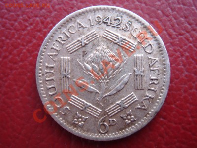 ЮАР: Ag-800 6 пенсов 1942 Георг 6 до 16.04.12, 22-00 - ЮАР 6 пенсов 1942-1.JPG