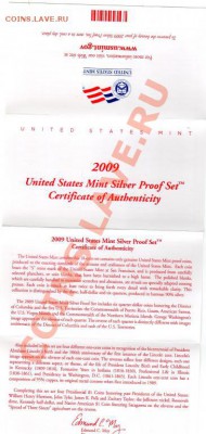 НАБОР  США 2009  из 18 монет.серебро - 3144780132_3