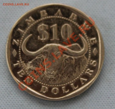 10 долларов ЗИМБАБВЕ 2003г.БУЙВОЛ до 18.04.13г.в 22-00 - IMG_5655.JPG