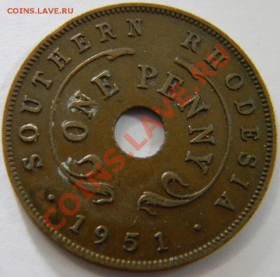 1 пенни Южная Родезия 1951г. - DSCN5258_thumb