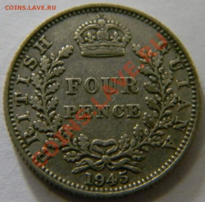 4 пенса Британская Гвиана 1945г. - DSCN5262_thumb