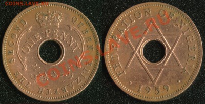 Нигерия 1 пенни 1959 до 22:00мск 18.04.13 - Нигерия 1 пенни 1959 (130)