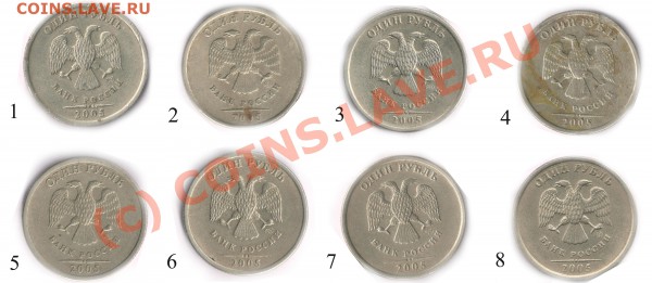 Рубли 2005 года спмд шт.А? - рубли2005года