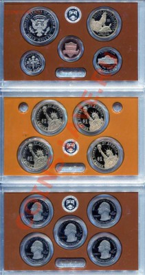 США 2013г PROOF SET,  Президенты пруф 2013год - 2013-2