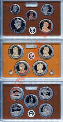 США 2013г PROOF SET,  Президенты пруф 2013год - 2013-1