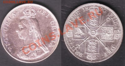 Британия. Двойные флорины - 1890