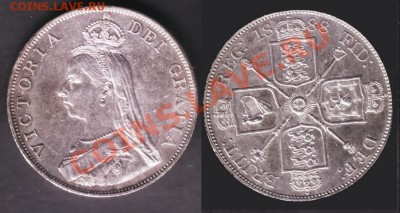 Британия. Двойные флорины - 1888