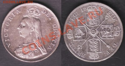 Британия. Двойные флорины - 1887 1