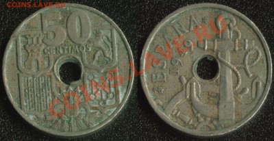 Подборка монет Старой Испании до 22:00мск 20.04.13 - испания-50-1949(51)