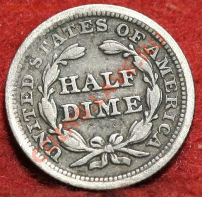 США, Пол дайма, 1853 серебро, до 19.04.13г 22-30мск - пол дайма 2.JPG