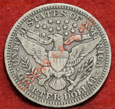 США Квотер Барбер 1909 серебро, до 19.04.13г 22-30мск - барбер 1909_2.JPG