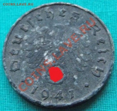 10 рейхспфеннинг 1941 год окончание 17.04.13 в 22-00 мск - 2