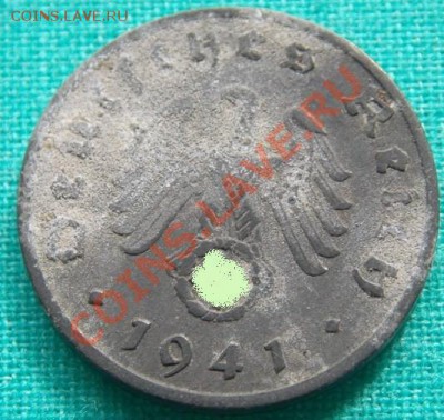 1 рейхспфеннинг 1941 год окончание 17.04.13 в 22-00 мск - 22