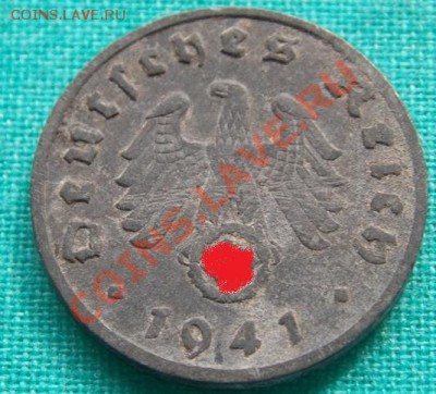 1 рейхспфеннинг 1941 год окончание 17.04.13 в 22-00 мск - 2