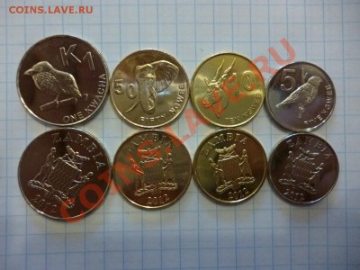 ДК Красивые наборы иностранных монет недорого - Замбия.JPG