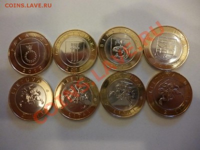 ДК Красивые наборы иностранных монет недорого - Литва 2012.JPG