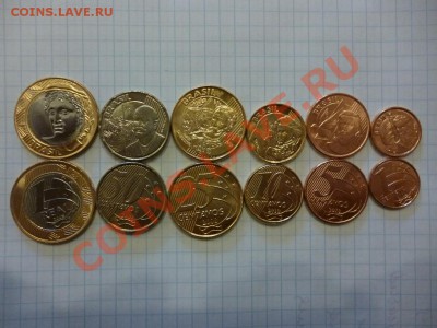 ДК Красивые наборы иностранных монет недорого - Бразилия разноцвет.JPG