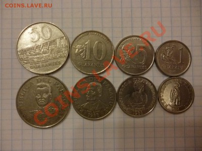 ДК Красивые наборы иностранных монет недорого - Парагвай старый.JPG