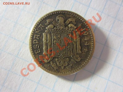 Испания 1 песета 1944, до 20.04.2013 в 22.00 мск. - IMG_4986