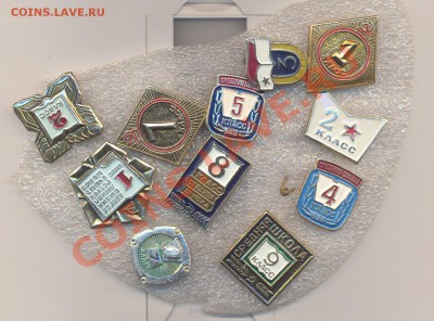 Значки средней школы - 1 001