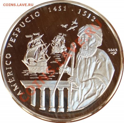 Куба 10 песо 2002 Америго Веспуччи - 1