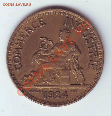 Франция.2 Франка.1924. до 22 апреля - 1924 фра.JPG