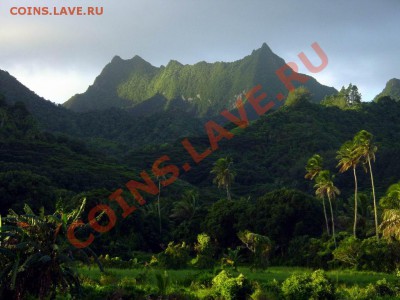 Монеты с ГОРАМИ (любых стран) - CookIslands-Rarotonga-TeManga-