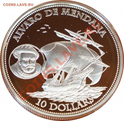 Соломоновы Острова 10 долларов 2004 Альваро де Менданья де Нейра - 1