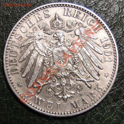 ПРУССИЯ 2 марки 1901 - DSC06627.JPG