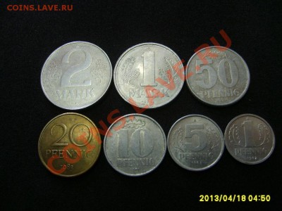 ГДР: 7 МОНЕТ ,ОТ 1 ПФ до 2 МАРОК !!до 19.04.2013 - S6000285.JPG