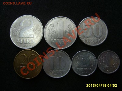 ГДР: 7 МОНЕТ ,ОТ 1 ПФ до 2 МАРОК !!до 19.04.2013 - S6000288.JPG