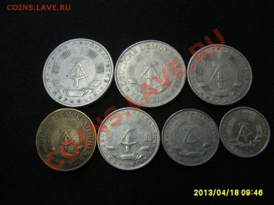ГДР: 7 МОНЕТ ,ОТ 1 ПФ до 2 МАРОК !!до 19.04.2013 - S6000313.JPG