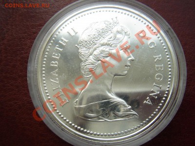 Канада: Ag-500 1$ 1974 UNC Виннипег в капсуле до 23.04 22 - Доллар 1974-2.JPG
