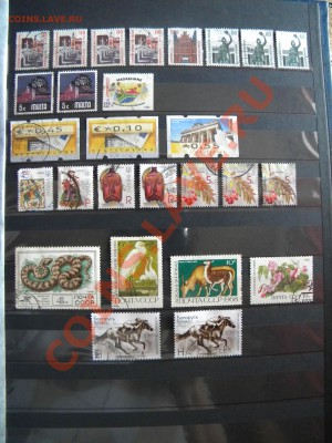 Марки различные на марки фауна, вкладыши и наклейки, монеты - DSCN9082.JPG