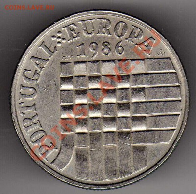ПОРТУГАЛИЯ 25 ЭСКУДО 1986 ЕВРОРЫНОК ДО 25.04.13 В 22.00МСК - img930