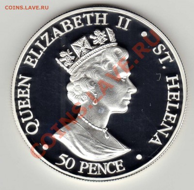 Ag О.СВ.ЕЛЕНЫ 50 ПЕНСОВ 2000 ЮБИЛЕЙ ДО 25.04.13 В 22Ч (4933) - img978