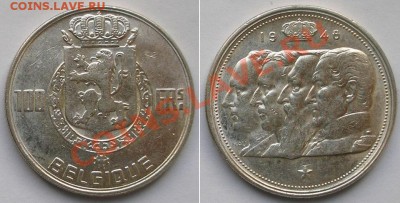 СЕРЕБРО иностранное разное МНОГО - 100 фр 1948