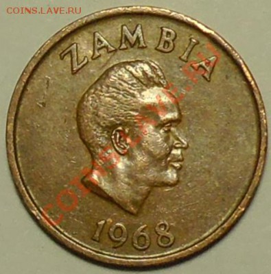 ЗАМБИЯ - 2 нгве 1968 - Орёл - до 26 апреля - 306